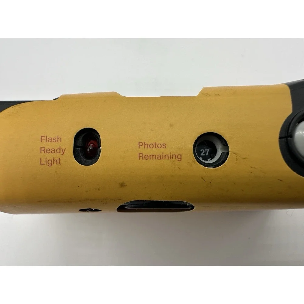 Yashica 35mm Disposable Film Camera Yellow Retro 27 Exp ISO 400 Yashica Boy